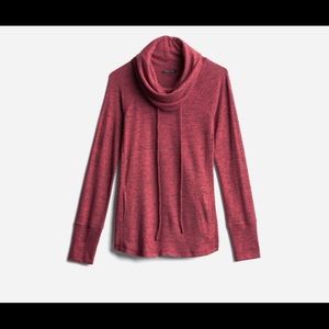 Pink Clover Sherry Brushed Cowl Neck Knit Top